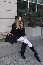 Білі колготки однотонні M-SOCKS 2040295 фото №6