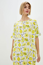 Асимметричное штапельное платье AVALINA в желтые лимоны Garne 3038295 фото №2