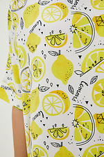 AVALINA asymmetric staple dress in yellow lemons Garne 3038295 photo №5
