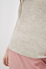 Knitted oversized jumper with 3/4 sleeves Sewel 4038296 photo №4