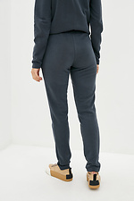 High Rise Gray Knitted Trousers Garne 3037297 photo №3