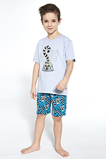 Хлопковая подростковая пижама на лето с шортами Cornette 2026298 фото №1