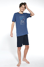 Хлопковая подростковая пижама на лето с шортами Cornette 2026300 фото №1