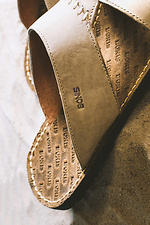 Men's leather summer slippers Bonis Original 27 olive  2505300 photo №6
