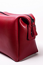 Red eco-leather cosmetic bag  8046300 photo №5