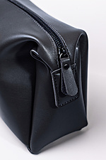 Black eco-leather cosmetic bag  8046301 photo №3