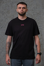 Übergroßes Herren-T-Shirt mit Aufdruck „Without Mistake“ in Schwarz Without 8049302 Foto №4