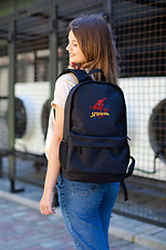 Freizeit-Schulrucksack für Mädchen mit Spider-Man Aufdruck Schwarz Without 8055305 Foto №2