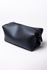 Schwarze Kosmetiktasche aus Öko-Leder  8046306 Foto №1