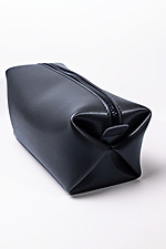 Schwarze Kosmetiktasche aus Öko-Leder  8046306 Foto №3