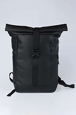 Large black roll-top backpack with laptop compartment SGEMPIRE 8015308 photo №4