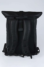 Großer schwarzer Rolltop-Rucksack mit Laptopfach SGEMPIRE 8015308 Foto №5