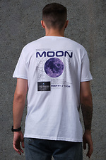Чоловіча Оверсайз Футболка З Принтом Without Moon White Without 8049308 фото №2