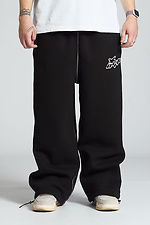 Horned Oversized Sweatpants Black OGONPUSHKA 8043310 photo №1