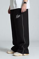Horned Oversized Sweatpants Black OGONPUSHKA 8043310 photo №2