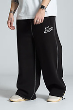 Horned Oversized Sweatpants Black OGONPUSHKA 8043310 photo №3