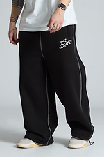 Horned Oversized Sweatpants Black OGONPUSHKA 8043310 photo №8