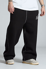 Horned Oversized Sweatpants Black OGONPUSHKA 8043310 photo №9