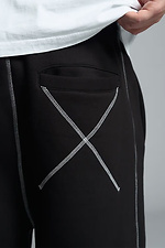 Horned Oversized Sweatpants Black OGONPUSHKA 8043310 photo №11