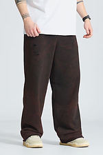 Men's Oversized Shamble Black Sweatpants OGONPUSHKA 8043311 photo №1
