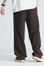 Men's Oversized Shamble Black Sweatpants OGONPUSHKA 8043311 photo №3