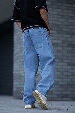 Übergroße Booty-Jeans für Herren in Blau OGONPUSHKA 8043312 Foto №5