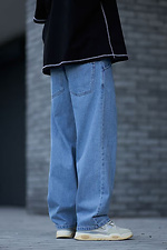 Übergroße Booty-Jeans für Herren in Blau OGONPUSHKA 8043312 Foto №6