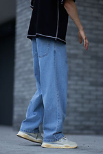 Übergroße Booty-Jeans für Herren in Blau OGONPUSHKA 8043312 Foto №7
