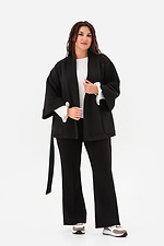 Strickjacke SQUARE schwarz Garne 3043313 Foto №3