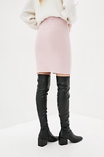 Short knit pencil skirt with side slit  4038319 photo №3
