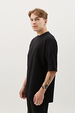 Men's black oversized cotton T-shirt Garne 8000319 photo №3