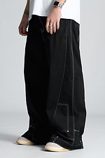 Men's oversized pants Qipa black OGONPUSHKA 8043319 photo №4