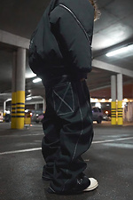 Men's oversized pants Qipa black OGONPUSHKA 8043319 photo №8