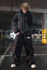 Men's oversized pants Qipa black OGONPUSHKA 8043319 photo №9