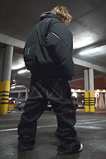 Men's oversized pants Qipa black OGONPUSHKA 8043319 photo №10