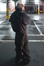Men's oversized pants Qipa black OGONPUSHKA 8043319 photo №11