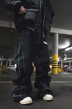 Men's oversized pants Qipa black OGONPUSHKA 8043319 photo №12