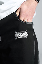 Men's oversized pants Qipa black OGONPUSHKA 8043319 photo №14