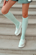 Mint Merino Wool Knee High Socks M-SOCKS 2040320 photo №2