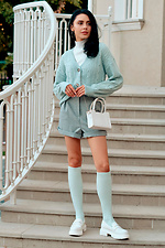 Mint Merino Wool Knee High Socks M-SOCKS 2040320 photo №3