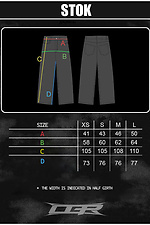 Men's oversized pants Stok black OGONPUSHKA 8043320 photo №13