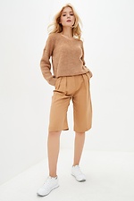 Knitted oversized jumper in a classic style with a straight cut  4038322 photo №2