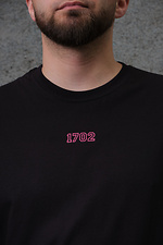 Мужская Оверсайз Футболка С Принтом Without Pink 1702 Black Without 8049322 фото №2