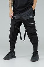 Чоловічі штани Гессан чорного кольору TUR WEAR 8037323 фото №2