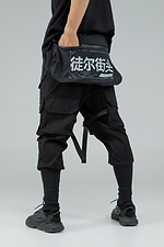 Чоловічі штани Гессан чорного кольору TUR WEAR 8037323 фото №5