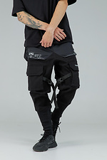 Чоловічі штани Гессан чорного кольору TUR WEAR 8037323 фото №6
