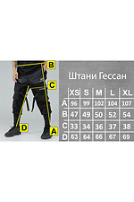 Чоловічі штани Гессан чорного кольору TUR WEAR 8037323 фото №8