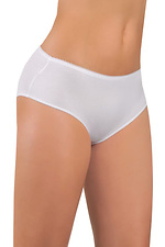 White cotton panties classic mid-rise ORO 4026324 photo №1