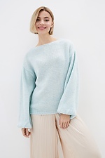 Dzianinowy sweter oversize z szerokimi rękawami  4038324 zdjęcie №1