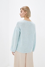 Dzianinowy sweter oversize z szerokimi rękawami  4038324 zdjęcie №3
